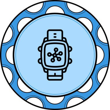 Akıllı İzleme Ağı Modern Dengeli Markalaşma Vektörü Sembolü