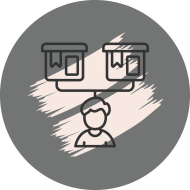 İş Özelleştirilmiş Özel Vektör Sanat Nesnesi