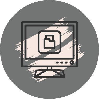 Klasör web simge vektör çizim