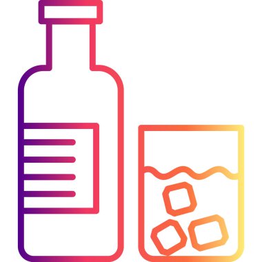 Alkol Zarif Çağdaş Dijital Grafik Özelliği