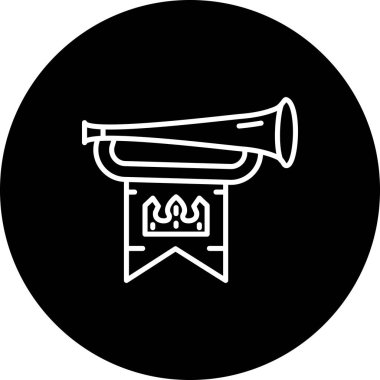 Kraliyet Boynuzu Yaratıcı Dinamik Web Tasarımı Nesnesi