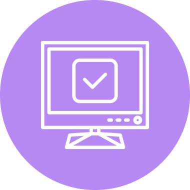 Tv Tick Dinamik Yaratıcı Dijital Grafik Şekli