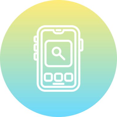 akıllı telefon simgesi, vektör illüstrasyonu basit tasarım illüstrasyonu