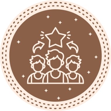 iş liderliği, web basit simgesi