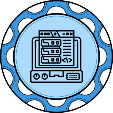 Arka Uç Dengeli Profesyonel Markalaşma Grafik Sembolü