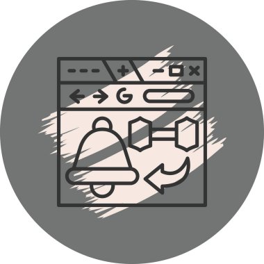 Eşsiz Yenilikçi Dijital Grafik Sembolü