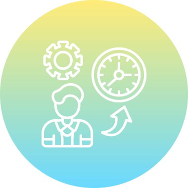 Çalışma Saati Profesyonel Temizlik Kullanıcı Arayüzü Elemanı