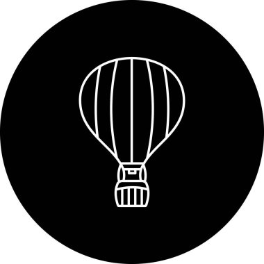Sıcak Hava Balonu Biçimli Yaratıcı Tasarım Elementi