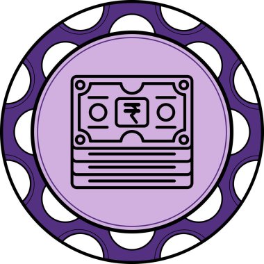 Hindistan banknot simgesi, para birimi sembolü