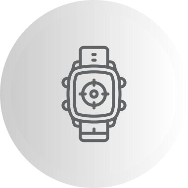 Akıllı Saat Hedefi Dinamik Modern Yaratıcı Vektör Varlığı