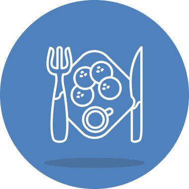 Kahvaltı Yaratıcı Fonksiyonel Web Grafik Sembolü