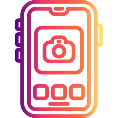 Mobil Kamera Dengeli Profesyonel Markalaşma Grafik Sembolü