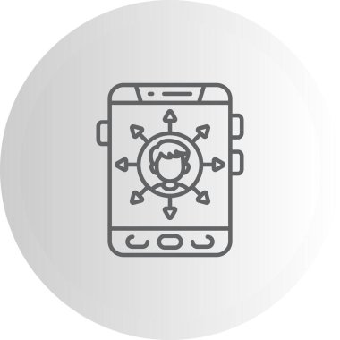 Viral Profesyonel Düz Grafik Sembolü