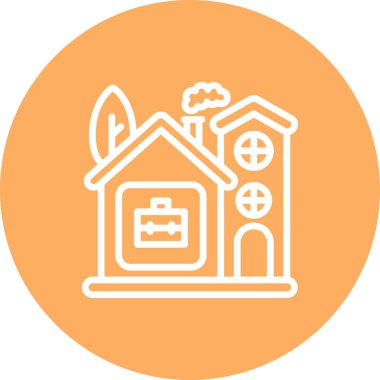 Ev Çantası Premium Zarif Dijital Tasarım Sembolü