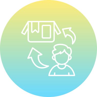 Geri besleme simgesi vektör illüstrasyon tasarımı