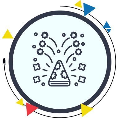 Krakerler Havai fişekler Dinamik Web Sanat Düzenlemesi