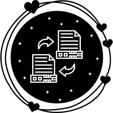 Veri Göç Dinamik Sofistike Düz Sanat Düzeni