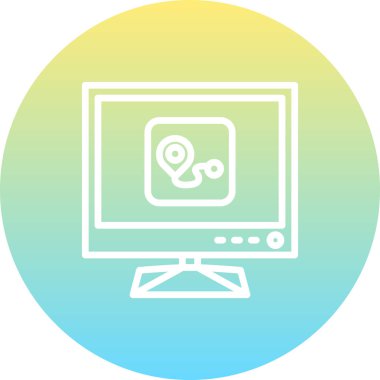 Tv Rout Biçimli Yaratıcı Tasarım Elemanı