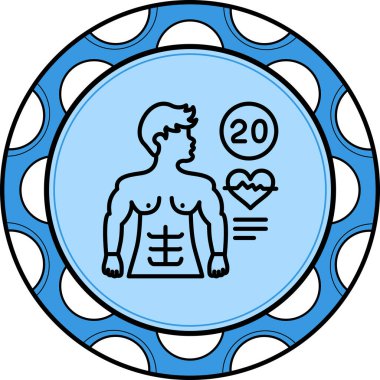 Kas ağı simgesi vektör illüstrasyonu