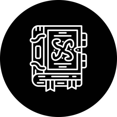 Gamalı haç Defteri Temiz Profesyonel Düz Tasarım Özelliği