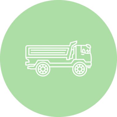 Çöp Kamyonu Yaratıcı Minimum Vektör Sanatı Özelliği