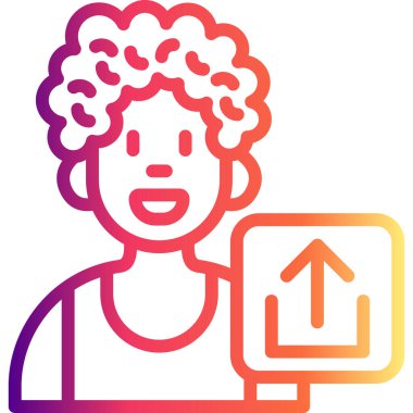 Simge vektör illüstrasyon tasarımı yükle