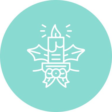 mum ağ ikonu vektör illüstrasyonu