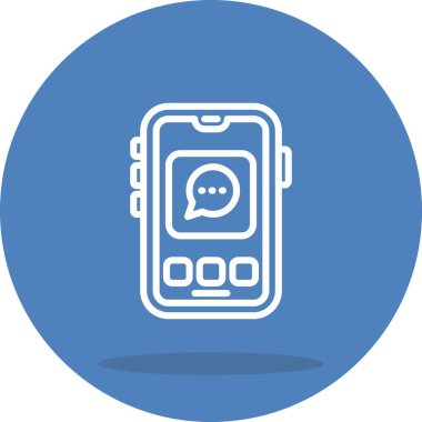 Mobil Sohbet Profesyonel Temiz Kullanıcı Arayüzü Elemanı