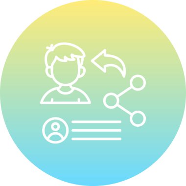 Web simge vektör çizim paylaşmak