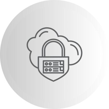 Özel Bulut Veri Yüksek Kaliteli Özel Vektör Tasarımı