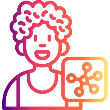 Kullanıcı Ağı Premium Temiz Sayısal Sanat Düzeni