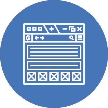 Tel çerçeve ikonu vektör çizimi tasarımı