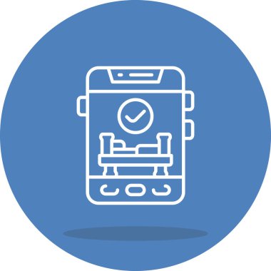 Çevrimiçi Rezervasyon Bold Eşsiz Web Grafik Çizimi