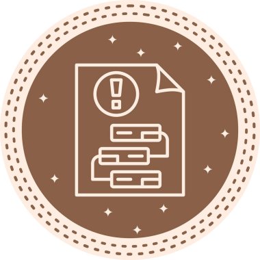 Arta kalan ağ simgesi vektör illüstrasyonu