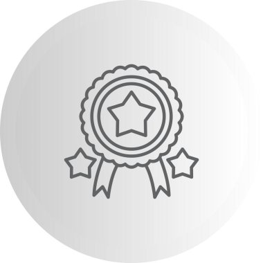 Başarı web simgesi, vektör illüstrasyonu
