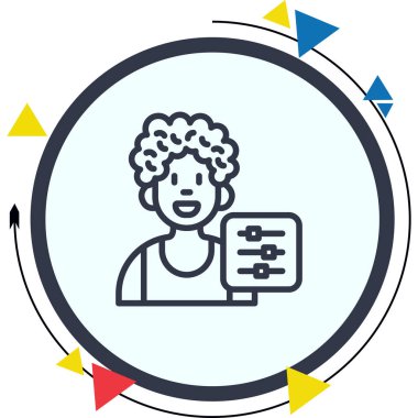 Web simgesi vektör illüstrasyonunu denetler