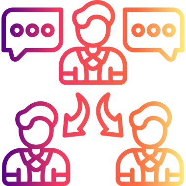 İletişim web simgesi vektör illüstrasyonu