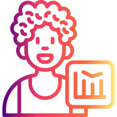 Grafik web simgesi vektör çizimi