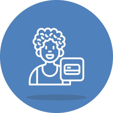 Kredi Kartı Çizgisi Simgesi Basit Görüntü Beyaz Arkaplanda İzole Edildi