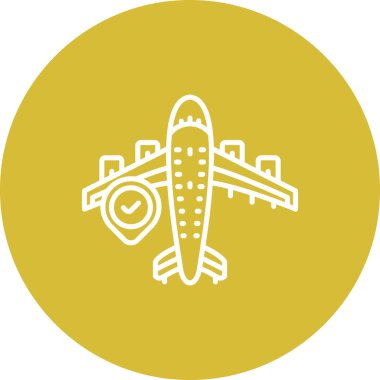 Zamanda Yüksek Çözünürlüklü Düz Tasarım Sembolü