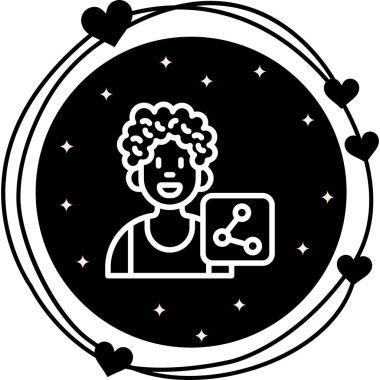 Web simge vektör çizim paylaşmak