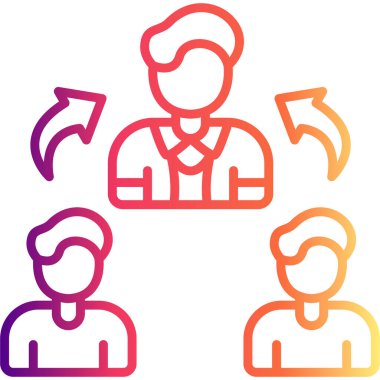 Yönetici web simgesi vektör illüstrasyonu