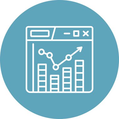 Git Depolama web simgesi vektör illüstrasyonu