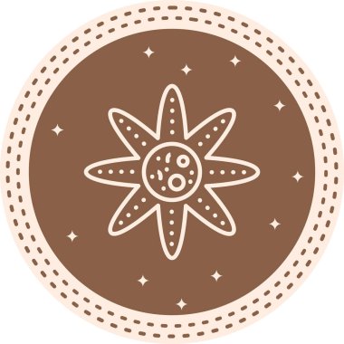 Diatom web simgesi vektör çizimi