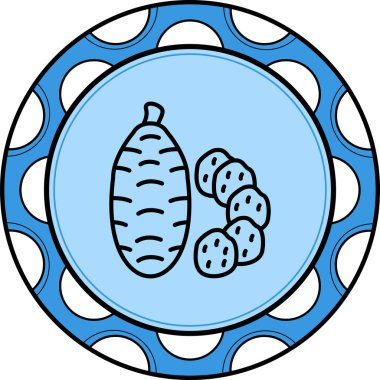 Yucca Sofistike Özel Vektör Sanat Nesnesi