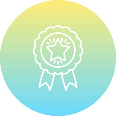 Başarı web simgesi, vektör illüstrasyonu