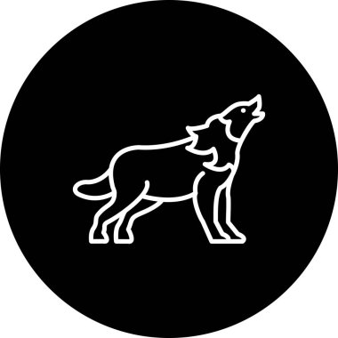 Kurt simgesi vektör illüstrasyon tasarımı