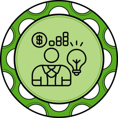 Pazarlama simgesi vektör illüstrasyon tasarımı