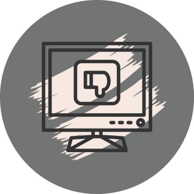 Web simgesi vektör illüstrasyonundan hoşlanmadım