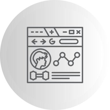 Kullanıcı Profili Sofistike Temiz Ürün Grafik Şekli